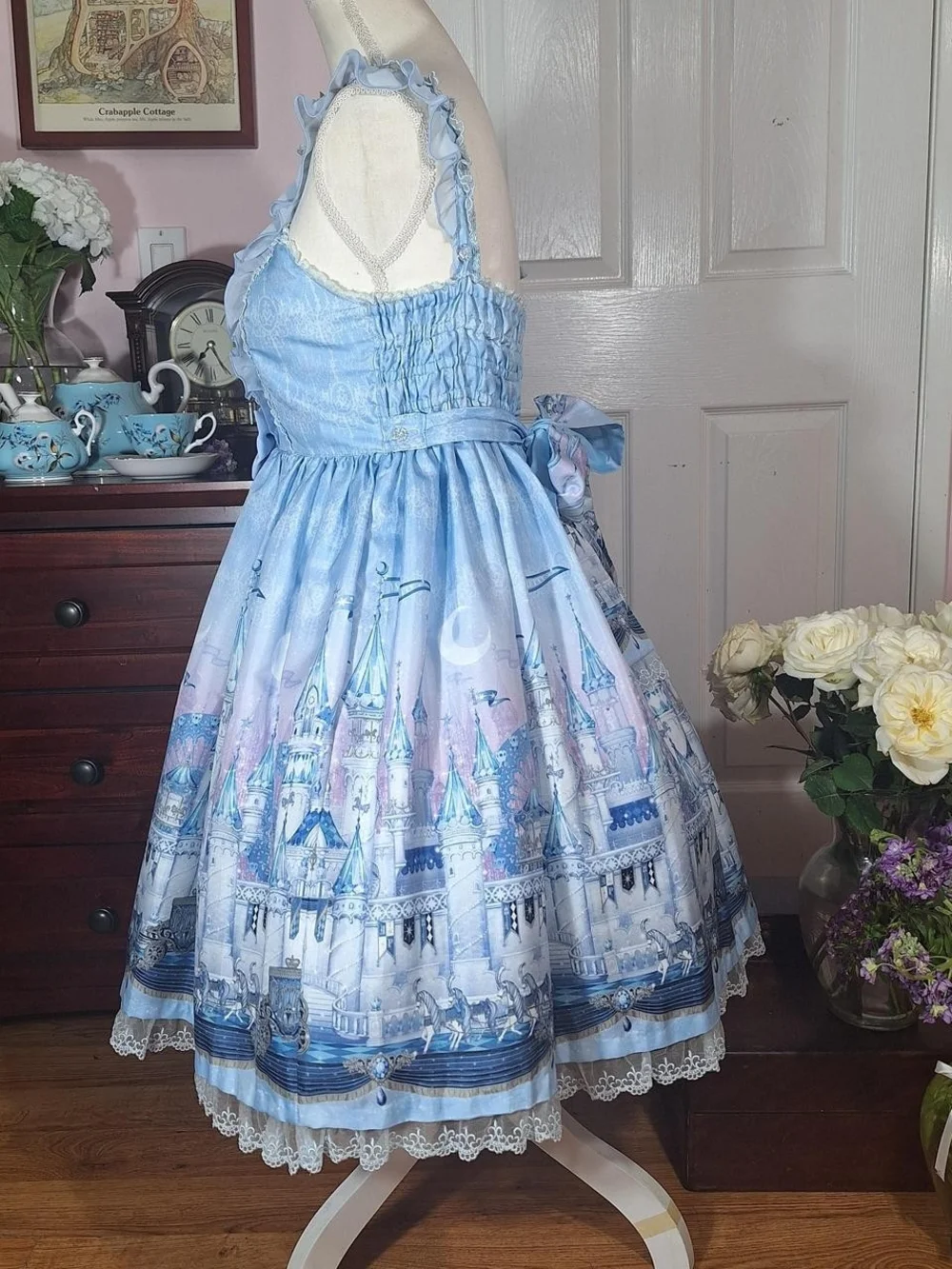 Angelic Pretty Fairytale Carriage Blue JSK | Sweet Lolita - Picture 2 of 16